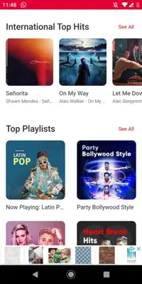 Top music android App screenshot 2